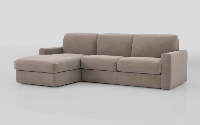 Barete Large Arm 4 Seater Sofa Bed with Left Hand Facing Large Lounger - poltronesofà at ScS