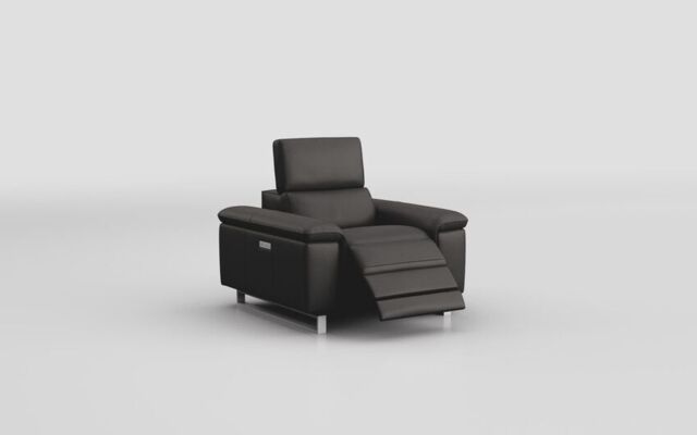 Viserba Power Recliner Chair with Manual Head Tilt - poltronesofà at ScS
