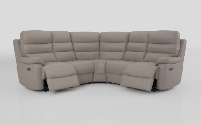 Ossett 2 Corner 2 Power Sofa with Head Tilt - poltronesofà at ScS