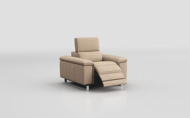 Viserba Power Recliner Chair with Power Head Tilt - poltronesofà at ScS