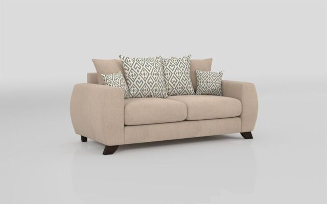 Aspen Fabric 3 Seater Scatter Back Sofa  - poltronesofà at ScS