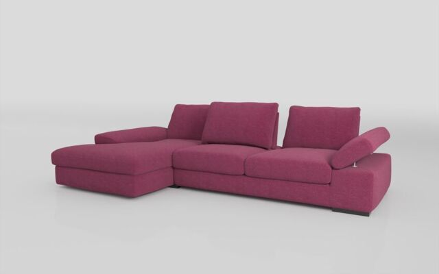 Savazza 4 Seater Sofa with Adjustable Back Rest Left Hand Facing Lounger - poltronesofà at ScS