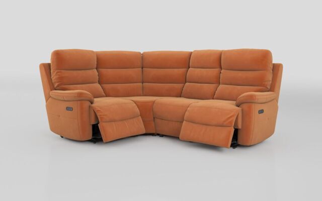 Ossett 1 Corner 2 Power Sofa with Head Tilt  - poltronesofà at ScS