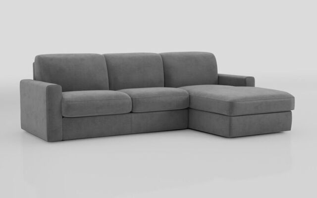 Barete Large Arm 4 Seater Sofa Bed with Right Hand Facing Large Lounger  - poltronesofà at ScS