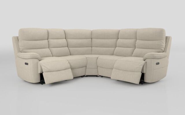 Ossett 2 Corner 2 Power Sofa with Head Tilt - poltronesofà at ScS