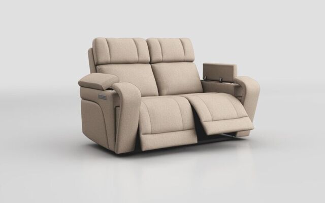 Adstock 2 Seater Power Recliner With Power Head Tilt - poltronesofà at ScS