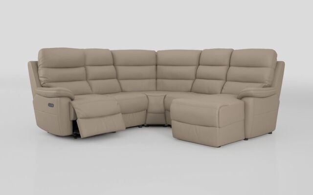 Ossett 2 Corner 2 Right Hand Facing Chaise Left Hand Facing Power Sofa with Head Tilt - poltronesofà at ScS