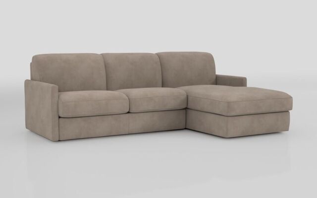 Barete Slim Arm 4 Seater Sofa Bed with Right Hand Facing Large Lounger - poltronesofà at ScS