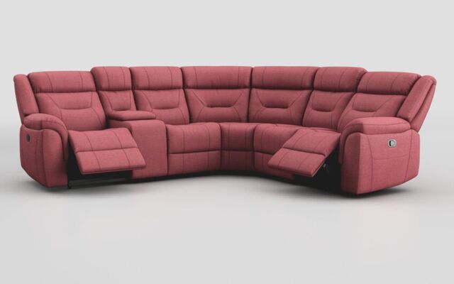 Adstock Power Recliner Chair with Power Head Tilt, Lumbar, Massage, Audio, Heat & LED Lights  - poltronesofà at ScS