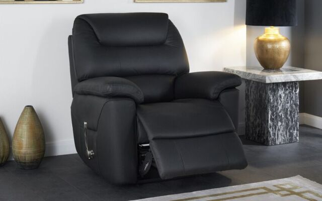 La-Z-Boy Staten Leather Manual Recliner Chair