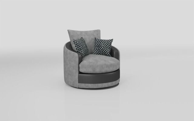 Kadie Fabric Twister Chair  - poltronesofà at ScS