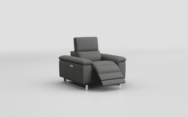 Viserba Power Recliner Chair with Power Head Tilt - poltronesofà at ScS