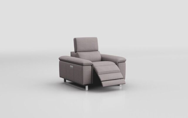 Viserba Power Recliner Chair with Power Head Tilt - poltronesofà at ScS