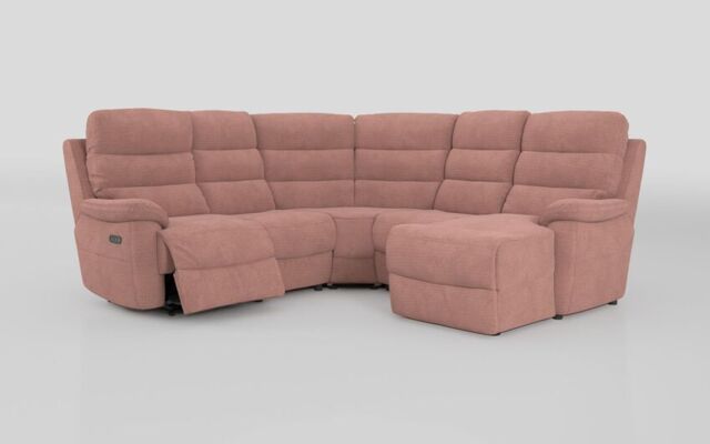 Ossett 2 Corner 2 Right Hand Facing Chaise Left Hand Facing Power Sofa with Head Tilt - poltronesofà at ScS