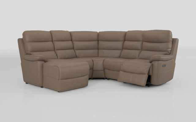 Ossett 2 Corner 2 Left Hand Facing Chaise Right Hand Facing Power Sofa with Head Tilt - poltronesofà at ScS
