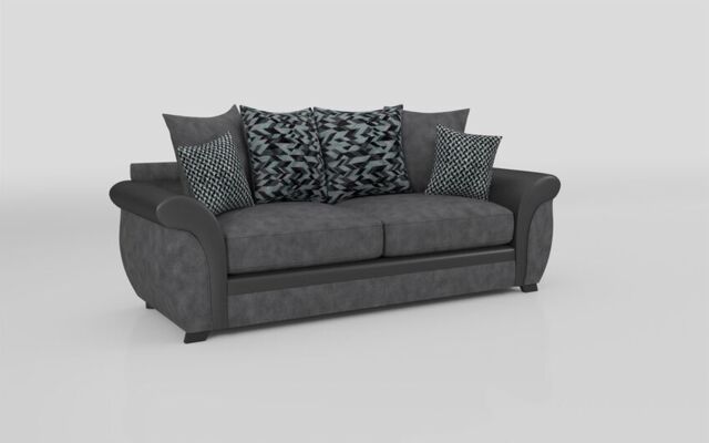 Kadie Fabric 3 Seater Scatter Back Sofa  - poltronesofà at ScS