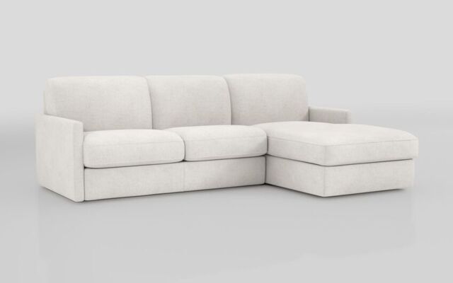 Barete Slim Arm 4 Seater Sofa Bed with Right Hand Facing Large Lounger - poltronesofà at ScS