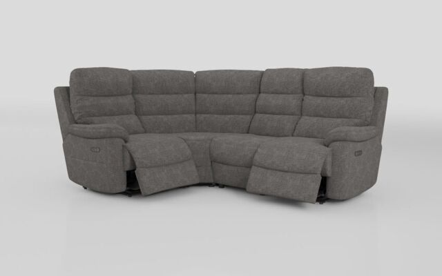 Ossett 1 Corner 2 Power Sofa with Head Tilt - poltronesofà at ScS
