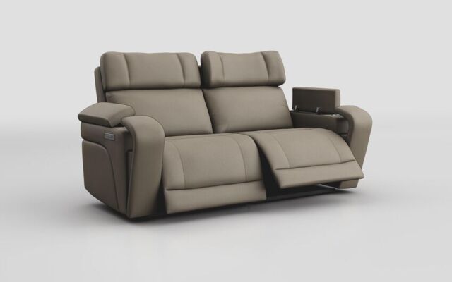 Adstock 3 Seater Power Recliner With Power Head Tilt - poltronesofà at ScS