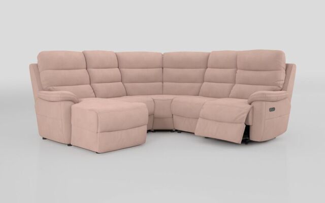 Ossett 2 Corner 2 Left Hand Facing Chaise Right Hand Facing Power Sofa with Head Tilt - poltronesofà at ScS