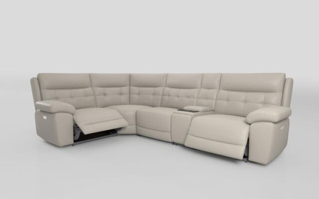 Belford 1 Corner 3 Power Recliner Sofa with Media Console - poltronesofà at ScS