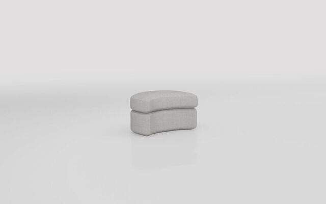 Theo Fabric Twister Footstool  - poltronesofà at ScS