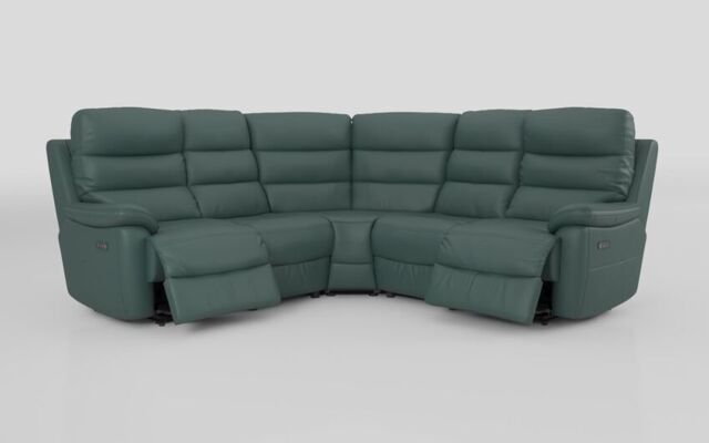 Ossett 2 Corner 2 Power Sofa with Head Tilt  - poltronesofà at ScS