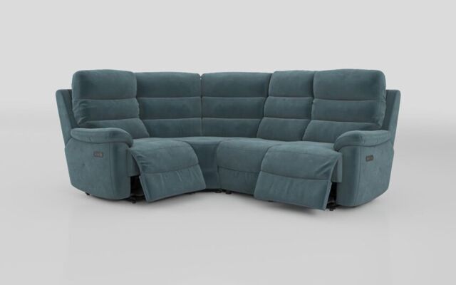 Ossett 1 Corner 2 Power Sofa with Head Tilt  - poltronesofà at ScS