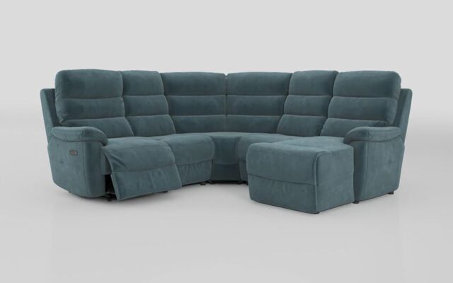 Ossett 2 Corner 2 Right Hand Facing Chaise Left Hand Facing Power Sofa with Head Tilt  - poltronesofà at ScS