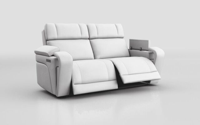 Adstock 3 Seater Power Recliner With Power Head Tilt - poltronesofà at ScS
