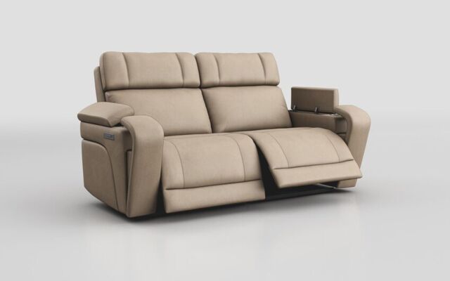 Adstock 3 Seater Power Recliner With Power Head Tilt - poltronesofà at ScS