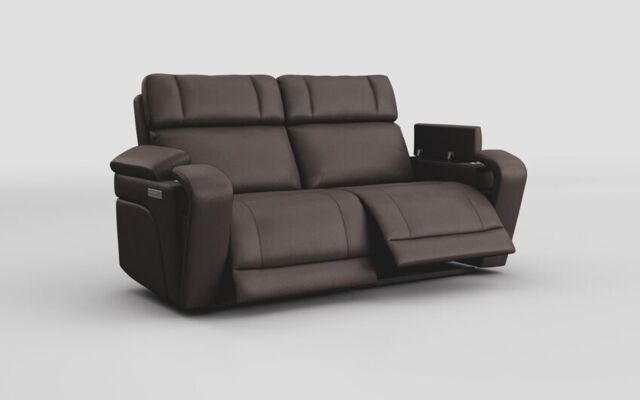 Adstock 3 Seater Power Recliner With Power Head Tilt - poltronesofà at ScS