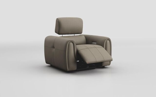 Serra Power Recliner Chair with Power Head Tilt  - poltronesofà at ScS