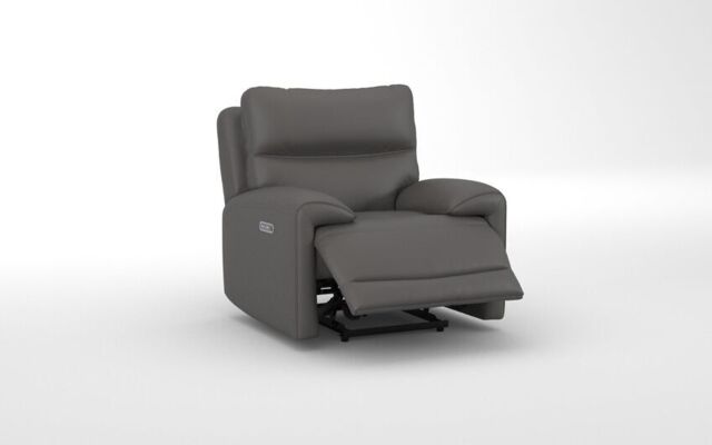 Caldbeck Power Recliner Chair with Power Head Tilt, Lumbar & Heat  - poltronesofà at ScS