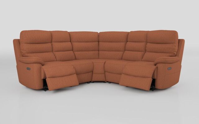Ossett 2 Corner 2 Power Sofa with Head Tilt - poltronesofà at ScS