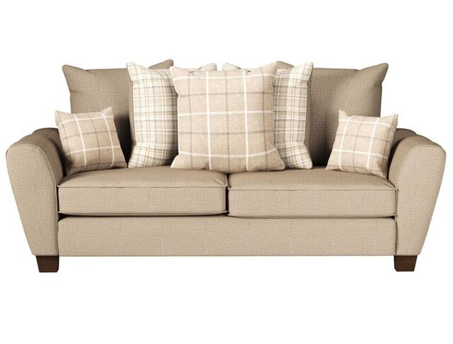Theo Fabric 4 Seater Scatter Back Sofa  - poltronesofà at ScS