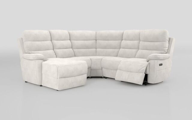 Ossett 2 Corner 2 Left Hand Facing Chaise Right Hand Facing Power Sofa with Head Tilt - poltronesofà at ScS