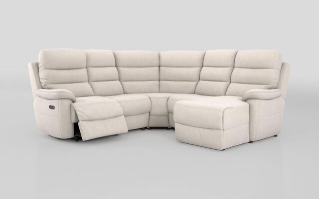 Ossett 2 Corner 2 Right Hand Facing Chaise Left Hand Facing Power Sofa with Head Tilt - poltronesofà at ScS