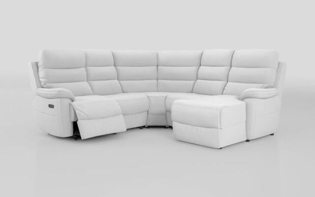 Ossett 2 Corner 2 Right Hand Facing Chaise Left Hand Facing Power Sofa with Head Tilt - poltronesofà at ScS
