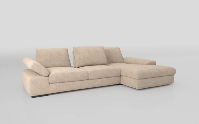 Savazza 4 Seater Sofa with Adjustable Back Rest Right Hand Facing Lounger - poltronesofà at ScS