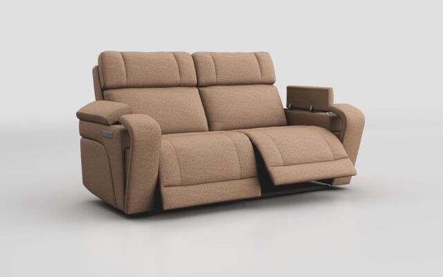 Adstock 3 Seater Power Recliner With Power Head Tilt - poltronesofà at ScS