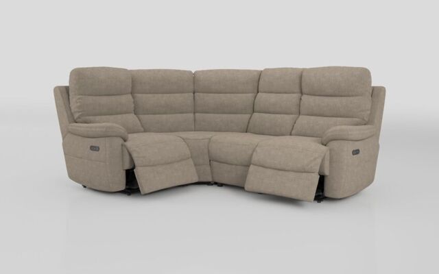 Ossett 1 Corner 2 Power Sofa with Head Tilt - poltronesofà at ScS
