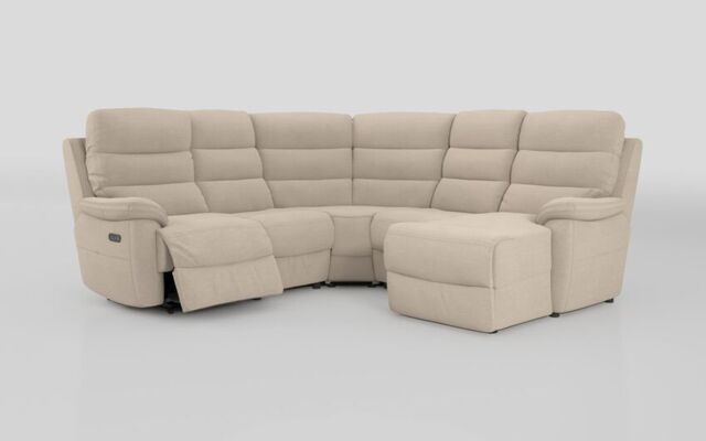 Ossett 2 Corner 2 Right Hand Facing Chaise Left Hand Facing Power Sofa with Head Tilt - poltronesofà at ScS