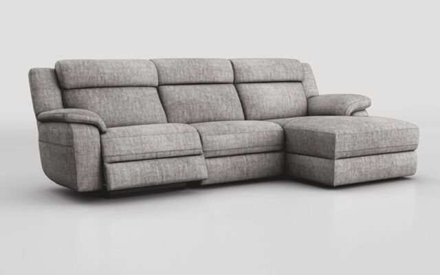 Sarsina 3 Seater Sofa Left Hand Facing Power & Right Hand Facing Lounger with Head Tilt - poltronesofà at ScS