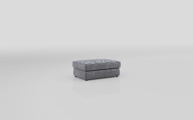Living Esme Fabric Patterned Top Banquette Footstool  - poltronesofà at ScS