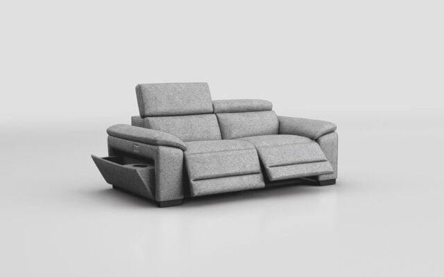 Mesola 3 Seater Power Recliner Sofa with Manual Head Tilt  - poltronesofà at ScS