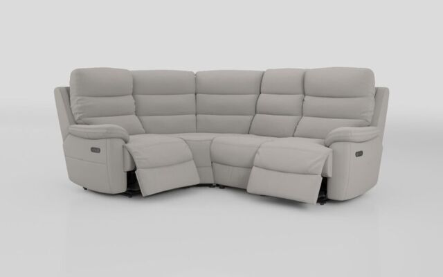 Ossett 1 Corner 2 Power Sofa with Head Tilt  - poltronesofà at ScS