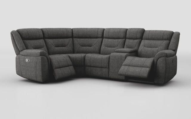 Ainsdale 1 Corner 2 Manual Sofa with Console - poltronesofà at ScS