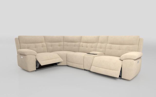 Belford 1 Corner 3 Power Recliner Sofa with Media Console - poltronesofà at ScS