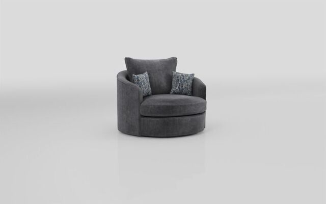Living Esme Fabric Large Twister Chair - poltronesofà at ScS
